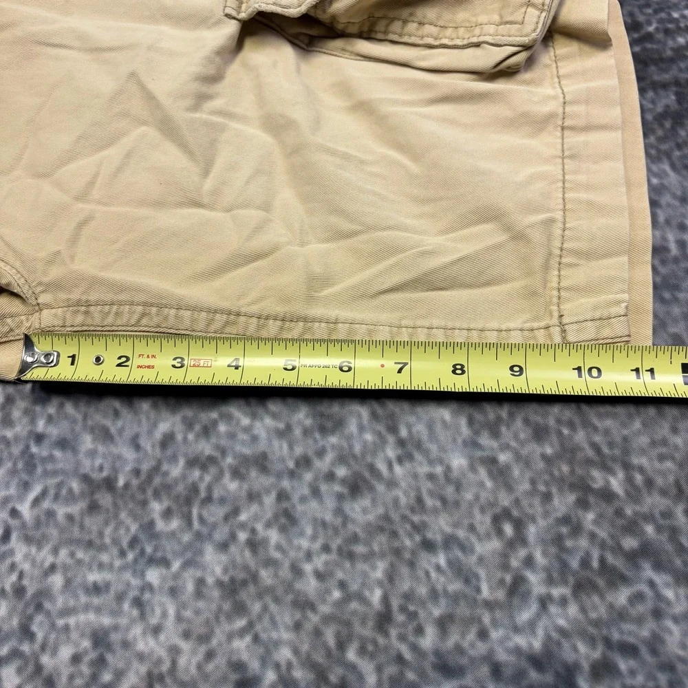 VTG Aeropostale Cargo Shorts Mens 32 Tan Baggy Utility Surf Skater Outdoor Y2K